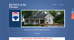 Desktop Screenshot of poconohomesearch.com